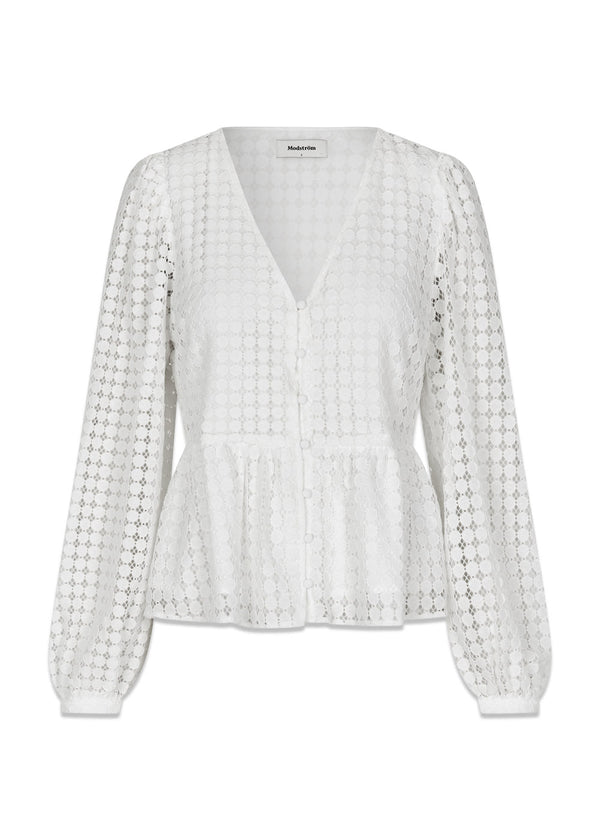 HattieMD top - Soft White-Top-Modström-Butler Loftet