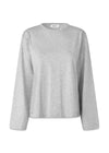 HellenMD LS t-shirt - Grijs Melange-T-shirts-Modström-Butler Loftet