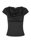 Himamd soepelvallend T-shirt - Zwart-T-shirts-Modström-Butler Loftet