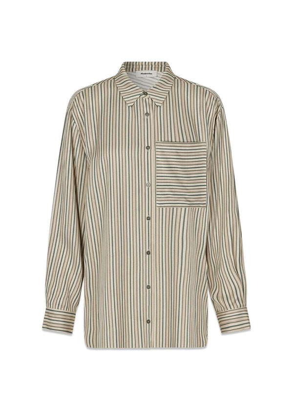 HissaMD print shirt - Soft Stripe-shirts-Modström-Butler Loftet