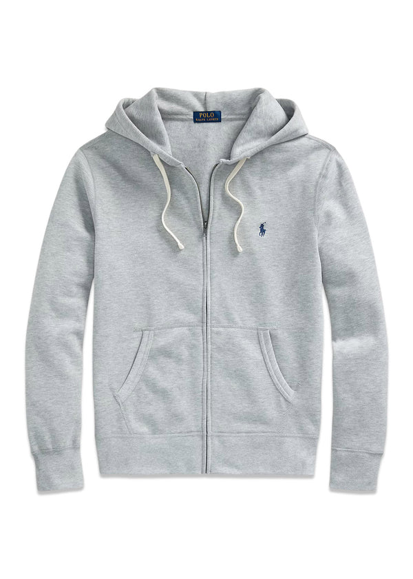 Sweater met capuchon en rits - Grijs-Sweaters-Ralph Lauren-Butler Loftet