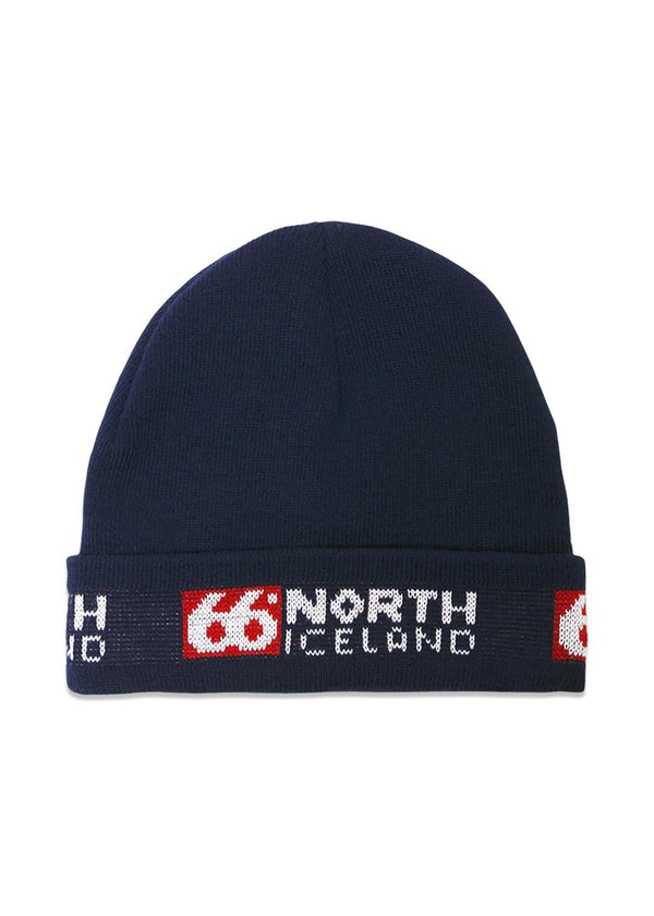 Hufukollur 66°N - Blauw/Rood & Wit-Hoofddeksel-66 Noord-Butler Loftet