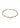 INDIE bracelet brown, gold-plated - Gold Plated-Jewellery-Pilgrim-Butler Loftet