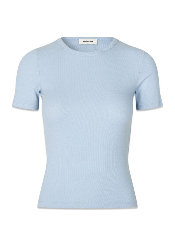 Igormd kort t-shirt - Cashmere Blue-Top-Modström-Butler Loftet
