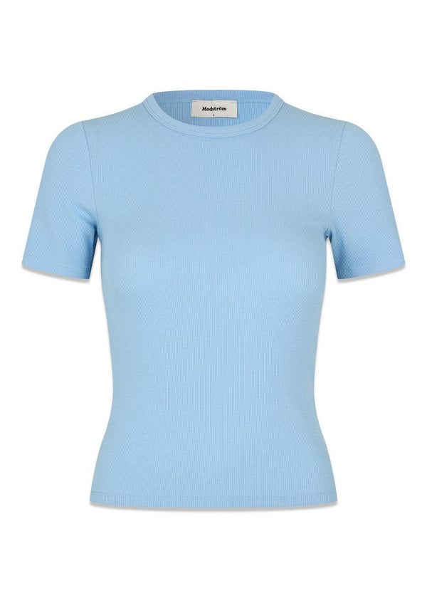Igormd kort t-shirt - Poederblauw-T-shirts-Modström-Butler Loftet