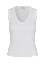 Igormd top met v-hals - Off White-Top-Modström-Butler Loftet