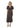 Illana Heavy Sateen Jurk - Donkerbruin-Jurk-Neo Noir-Butler Loftet