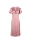 Illana zware satijnen jurk - Evening Rose-jurk-Neo Noir-Butler Loftet