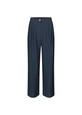 IsabelMD broek - Navy Sky Pinstripe-Pants-Modström-Butler Loftet