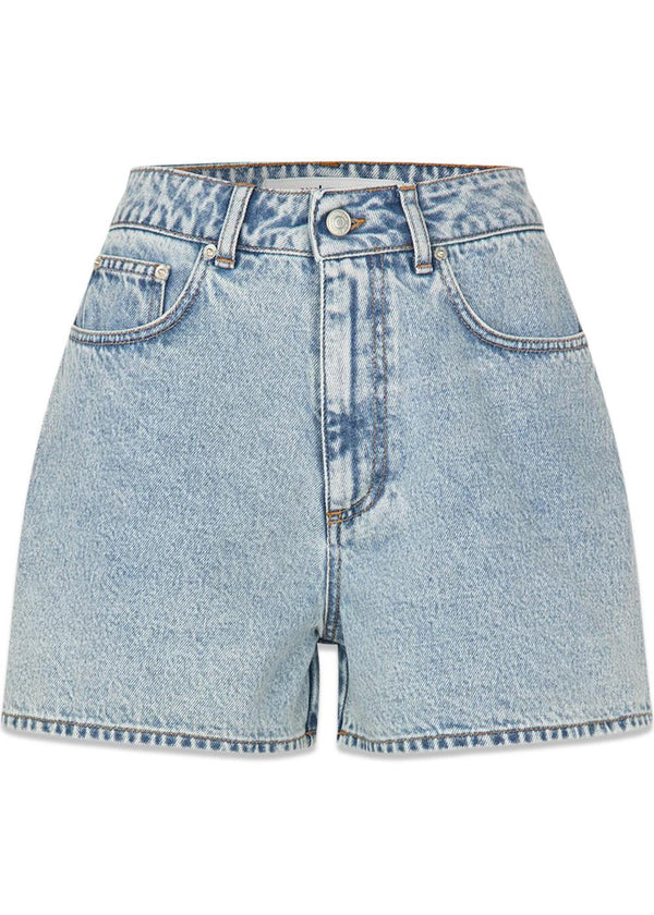 Isla denim shorts - Blue Wash-Shorts-Oval Square-Butler Loftet