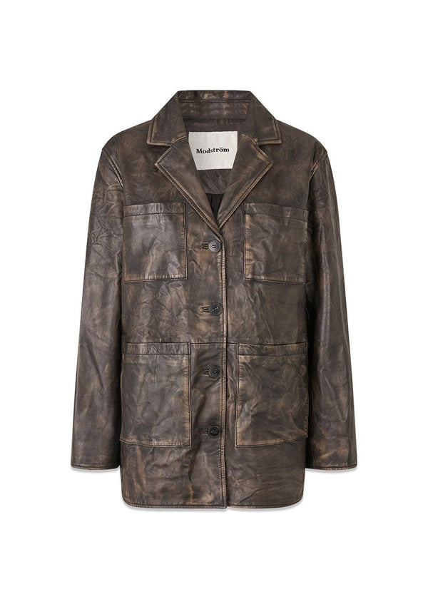 IsmaelMD Jacket - Zwart-Bovenkleding-Modström-Butler Loftet