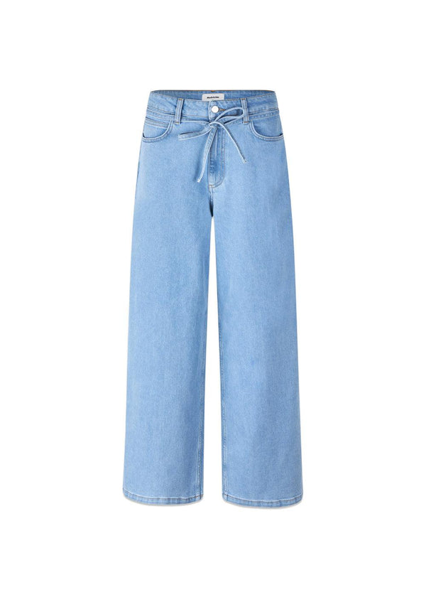 IsoldeMD effen broek - Light Blue Wash-Jeans-Modström-Butler Loftet