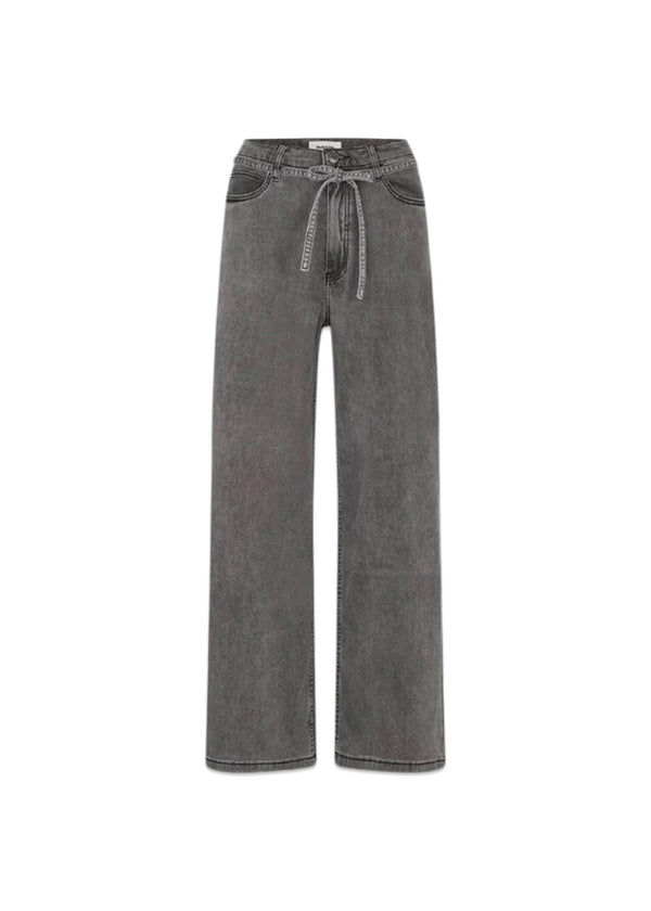 IsoldeMD effen broek - Vintage Grey-Jeans-Modström-Butler Loftet
