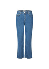Isoldemd effen cropped jeans - Distressed Blue-Jeans-Modström-Butler Loftet