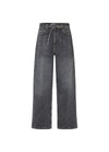 Isoldemd effen broek - Black Wash-Jeans-Modström-Butler Loftet