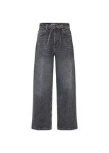 Isoldemd effen broek - Black Wash-Jeans-Modström-Butler Loftet