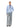 Isoldemd effen broek - Blauw Beige Wash-Jeans-Modström-Butler Loftet
