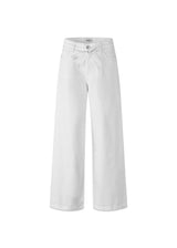 Isoldemd effen broek - Zacht Wit-Jeans-Modström-Butler Loftet