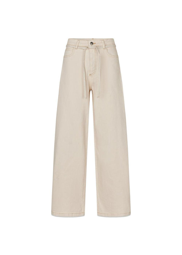 Isoldemd effen broek - Summer Sand-Jeans-Modström-Butler Loftet