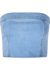 IvannaMD top - Lichtblauwe Wash-Top-Modström-Butler Loftet