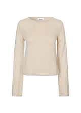 IvonneMD uitlopende o-hals - Summer Sand-Knitwear-Modström-Butler Loftet