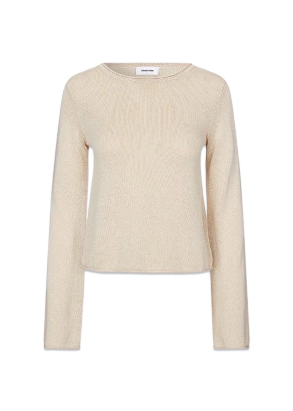 IvonneMD o-neck - Summer Sand-Knitwear-Modström-Butler Loftet