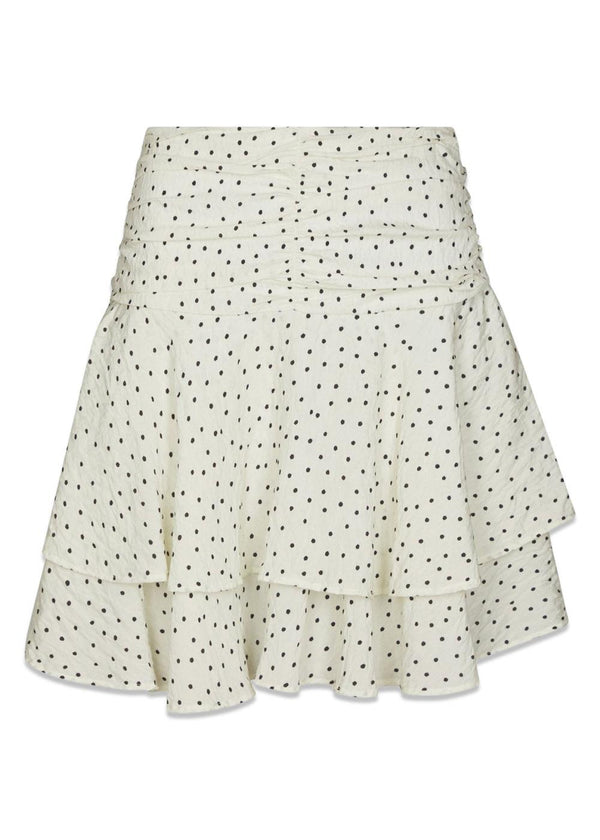 Janie Mini Dot Rok - Off White-Rokken-Neo Noir-Butler Loftet