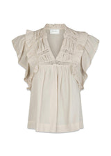 Jayla S Voile Top - Ivoor-Top-Neo Noir-Butler Loftet