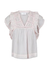 Jayla S Voile Top - Light Pink-Top-Neo Noir-Butler Loftet
