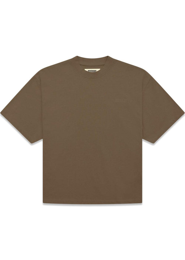 Juno Base Tee - Brown-T-shirts-Woodbird-Butler Loftet