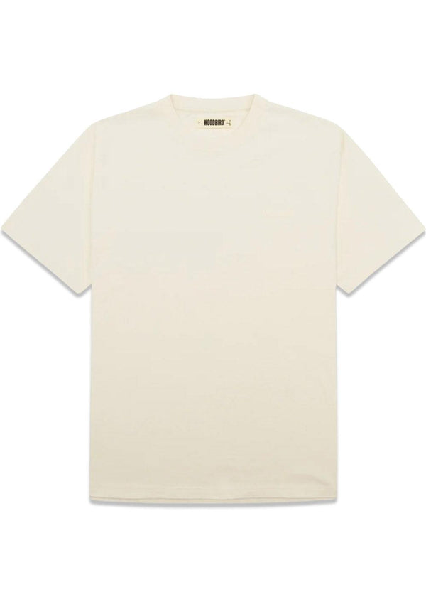 Juno Base Tee - Off White-T-shirts-Woodbird-Butler Loftet