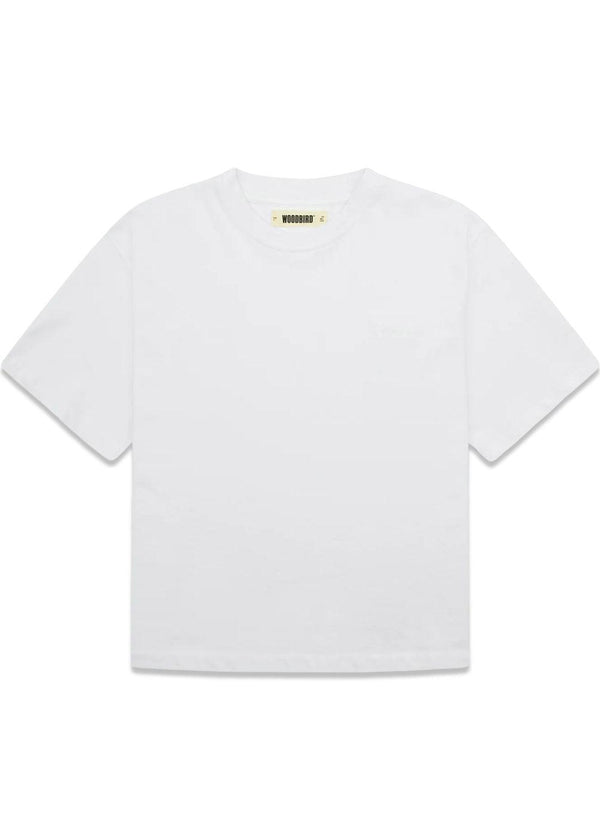 Juno Base Tee - Wit-T-shirts-Woodbird-Butler Loftet