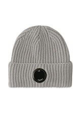 KNIT CAP - Grå-Headwear-C.P. Company-Butler Loftet