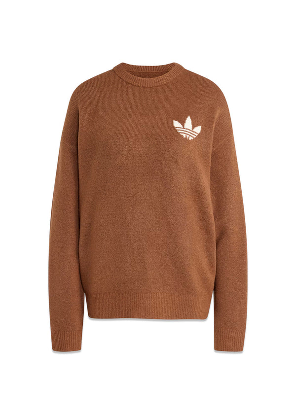 GEBREIDE TRUI - Preloved Bruin-Knitwear-Adidas Originals-Butler Loftet