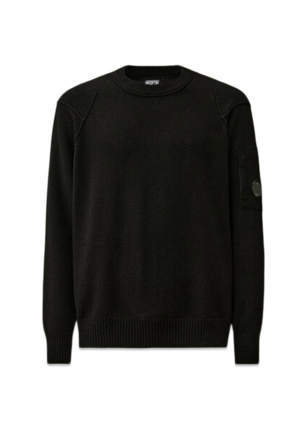 KNITWEAR CREW NECK - Zwart-Knitwear-C.P. Bedrijf-Butler Loftet