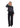 Kella Stripe Smock Shirt - Black-Blouses-Neo Noir-Butler Loftet