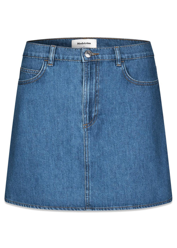 KenaMD short skirt - Medium Blue-Skirts-Modström-Butler Loftet