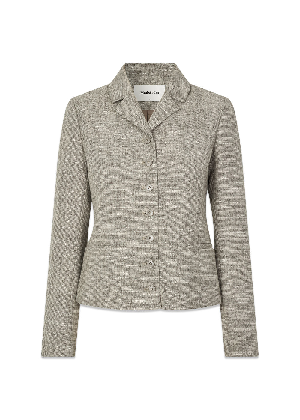 KieraMD jacket - Grey Melange-Blazers-Modström-Butler Loftet