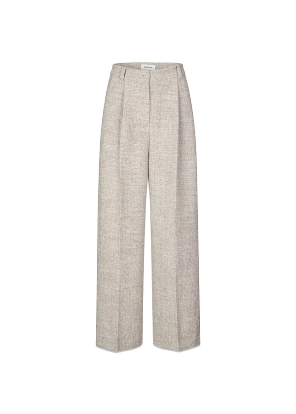KieraMD broek - Beige Melange-Broek-Modström-Butler Loftet