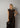 Kirsten stoffen top - chocolade-top-The Garment-Butler Loftet