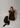 Kirsten stoffen top - chocolade-top-The Garment-Butler Loftet