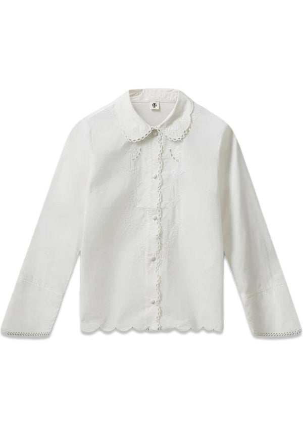 Kirsten Kraag Shirt - Wit-Overhemden-The Garment-Butler Loftet