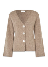 KlaytonMD vest - Donkerbeige Melange-Knitwear-Modström-Butler Loftet