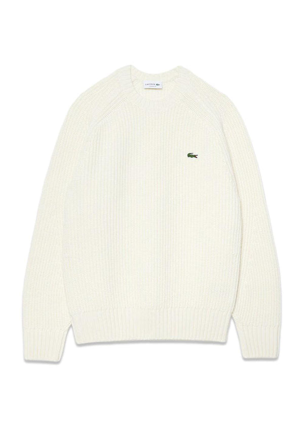 Knitwear Classic Fit - Off White-Knitwear-Lacoste-Butler Loftet