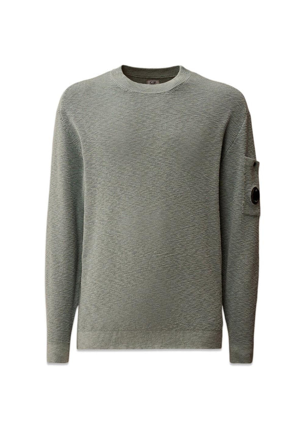 Gebreide Ronde Hals - Zilverblauw-Knitwear-C.P. Bedrijf-Butler Loftet