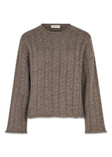 KurtisMD o-hals - Chocolate Chip-Knitwear-Modström-Butler Loftet