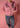 LAUREN TIGHT FIT HOODIE MET BORDUURSEL - Effen roze-Hoodies-ALIS-Butler Loftet