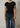 GELAAGDE CALITEE - Zwart-T-shirts-Adidas Originals-Butler Loftet