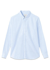 LIFE SHIRT - White/Light Blue-Shirts-Forét-Butler Loftet