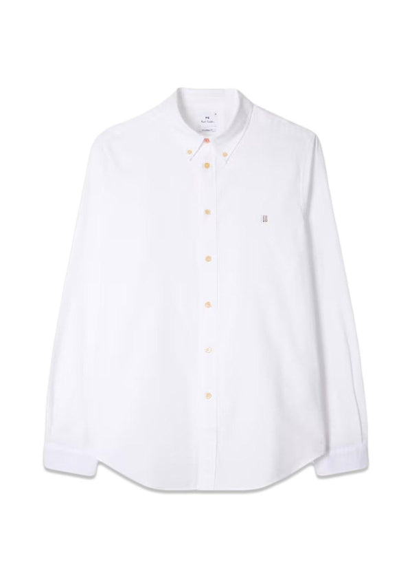 LS TAILORED FIT BORST EMB - Wit-Overhemden-Paul Smith - PS-Butler Loftet